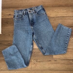 Eddie Bauer medium wash mom Jeans